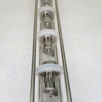 Колпачковая колонна (флейта) 1,5" нержавеющая 4 этажа