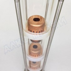 Колпачковая колонна (флейта) 2" медная 7 этажей