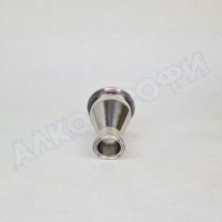 Переходник кламп-кламп 1,5" - 3"