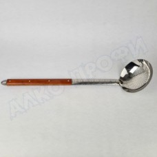 Половник с деревянной ручкой 64см