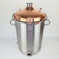 Куб перегонный ЛЮКС 36л с медной крышкой 2"