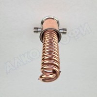 Холодильник Димрота проходной 2" МЕДНЫЙ 150мм