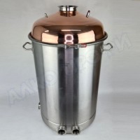 Куб перегонный ЛЮКС 100л с медной крышкой 4"